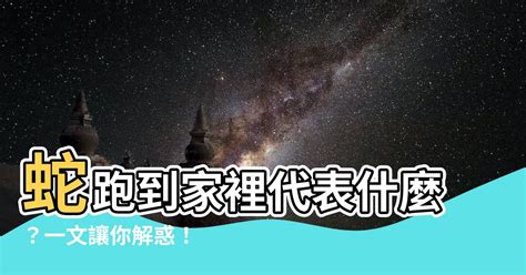 蛇到家裡|家裡進蛇千萬謹記一定不要這樣做！否則橫禍將至，會。